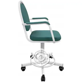 кресло на винтовой опоре кр15/п с подлокотниками