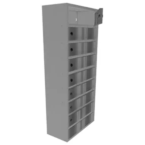 почтовый ящик «орион м» с дверцами из нержавеющей стали 8 секций