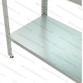 стеллаж полочный сплп «profi ral» 1600х1200х500 (полка сплошная 5 шт.)